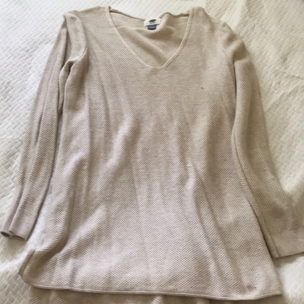 Cream sweater